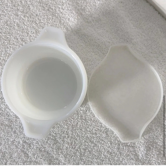 Vintage Dynaware Pyr-O-Rey  Custard Cup Mini Casserole Dish W Plastic Lid - Picture 6 of 11